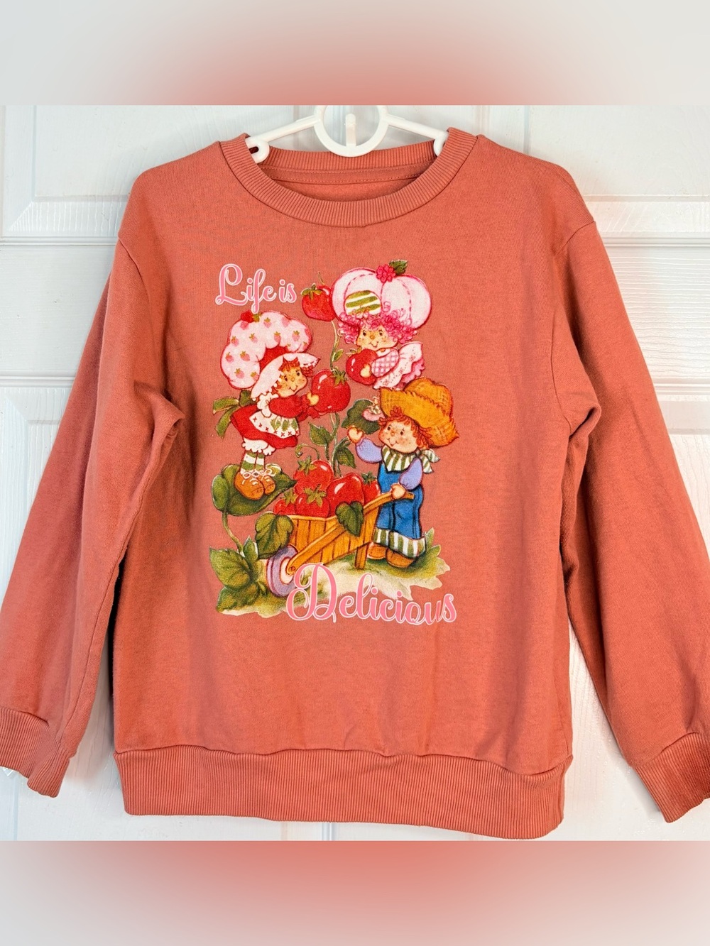 Strawberry Shortcake Girls' Sweatshirt Size 7/8